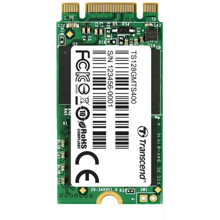 Transcend SSD M.2 2242 SATA 6GB/s, 128GB, MLC (read/write; 540/170MB/s) foto mare Transcend SSD M.2 2242 SATA 6GB/s, 128GB, MLC (read/write; 540/170MB/s) foto mare