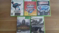 LOT 5 Joc Lord of the ringd + Terminator + Snowboarding XBOX 360 [Second hand] foto