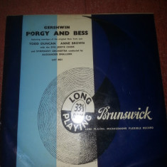 Gershwin-Porgy and Bess-Todd Duncan/Ann Brown-Brunswick 1956 UK vinil vinyl