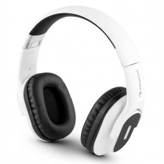 Auna DBT-2 Wireless Setul cu casca Bluetooth 3.0 difuzor baterie alb foto