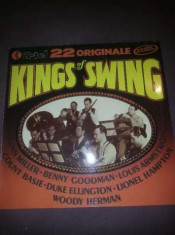 King of Swing-22 Original Stars-Miller/Armstrong/Basie...-K-tel 1976 Ger vinil foto