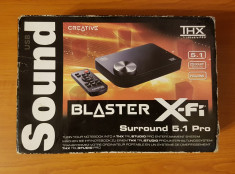 Placa de sunet externa Creative X-FI Surround Pro 5.1 foto