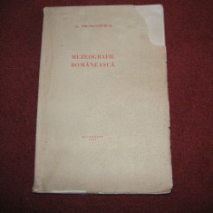 AL. TZIGARA SAMURCAS - MUZEOGRAFIE ROMANEASCA - 1936
