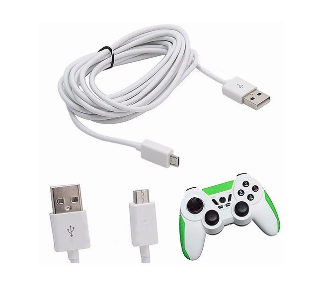 Cablu USB pentru incarcare controller / maneta Xbox One sau PlayStation 4 (PS4)