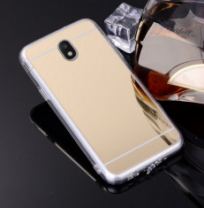 Husa Samsung Galaxy J5 2017 TPU Mirror Gold foto