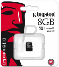 MicroSDHC 8GB (Class 10) KINGSTON &amp;quot;SDC10G2/8GBSP&amp;quot; foto