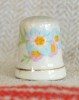 Degetar din portelan, de colectie - tematica : flori, Decorative