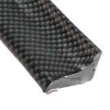 Eleron din cauciuc tip M imitatie CARBON 1,5m x 3,5cm, Universal, Oem