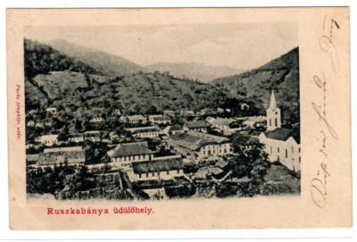 RUSCA MONTANA RUSZKABANYA RUSKBERG FOTOGRAF FUCHS 1902 foto