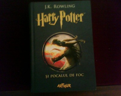 J.K. Rowling Harry Potter si pocalul de foc, editie legata foto