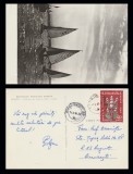 1960 Carte postala adresata Pr. prof. dr. Ene Braniste, mare teolog liturghist