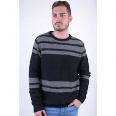 Pulover Selected Shxjesper Stripe Crew Neck Negru foto