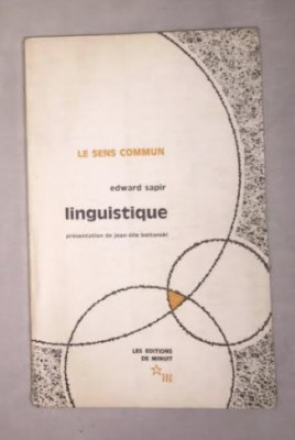 Linguistique / Edward Sapir foto