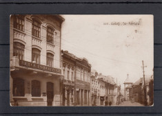 GALATI STR. PORTULUI BANCA ROMANEASCA CIRCULAT 1943 CENZURAT 22 GALATI foto