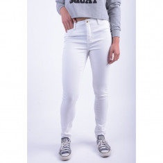 Pantaloni Lungi Bumbac Vero Moda Wonder Denim Bright White foto