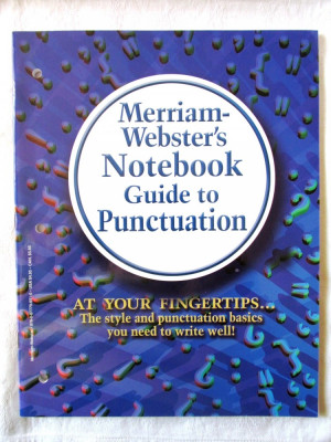&amp;quot;Merriam-Webster&amp;#039;s NOTEBOOK GUIDE to Punctuation&amp;quot;, 1996 foto