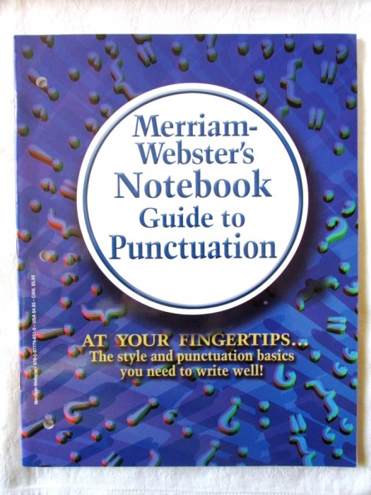 &quot;Merriam-Webster&#039;s NOTEBOOK GUIDE to Punctuation&quot;, 1996