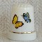 Degetar din portelan, de colectie - tematica : fluture