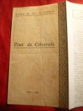 Program Teatrul de Opereta -Vant de Libertate de Dunaevschi ,stagiunea 1955-1956