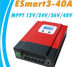 Controller/regulator solar eSMART3 40A REAL MPPT 12/24/48V Panouri Fotovoltaice foto