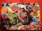 Ilustrata - Piata din Chichicastenango Mexic, Circulata, Fotografie