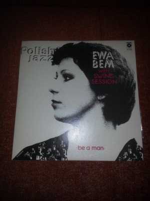 Ewa Bem Swing Session Be A Man Muza 1981 Polish Jazz vol 65 vinil vinyl foto