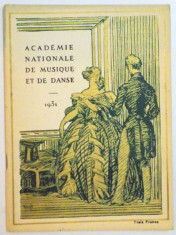 FAUST , ACADEMIE NATIONALE DE MUSIQUE ET DE DANSE , 1931 foto