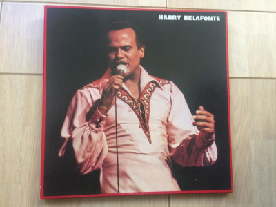 Harry Belafonte box set 3 LP disc vinyl selectii muzica latin pop soul jazz VG+ foto