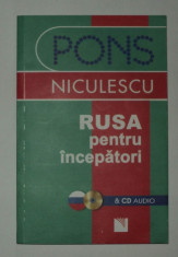 Rusa pentru incepatori &amp;amp; CD audio, Victoria Wildermann, Editura Niculescu 2011 foto