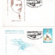 Romania 1982, AEROMFILA 1982, Orastie, Aurel Vlaicu, Expozitie Filatelica