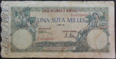 Bancnota 100000 lei - ROMANIA, anul 1946 / Aprilie *cod 04 foto
