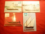 Set 4 Maxime Nave cu Panze 1981 Portugalia