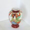 Vaza ceramica japoneza, Meiji - cca 1900, pictura manuala, Satsuma Moriage style