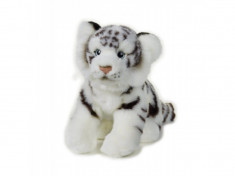 Jucarie din plus - Pui tigru alb 23 cm foto