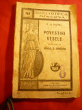 H. de Balzac - Povestiri Vesele -interbelica Bibl. Minerva 188