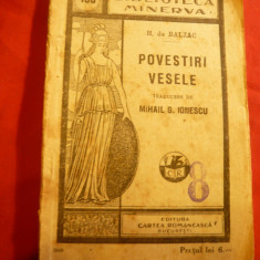 H. de Balzac - Povestiri Vesele -interbelica Bibl. Minerva 188