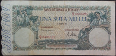 Bancnota 100000 lei - ROMANIA, anul 1946 / Decembrie *cod 24 foto