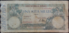 Bancnota 100000 lei - ROMANIA, anul 1946 / Mai *cod 08 foto
