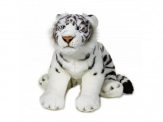 Jucarie din plus - Pui tigru alb 55 cm foto