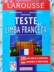 Teste De Limba Franceza - Jurgen Boelcke, Eduardo Jimenez, Pierre Morel ,401149 foto