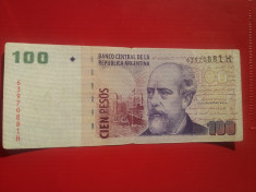 Lichidare stoc-100 PESOS 2003-ARGENTINA-RARA!!!-cotatie ridicata... foto