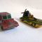 Lot 2 vehicle macheta fier Matchbox Lesney England barca militara cu soldat