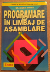 Programare In Limbaj De Asamblare - Gheorghe Musca foto