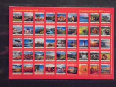 GERMANIA - CARTE POSTALA CATALOG A 45 VEDERI APARUTE IN 2015 - NECIRCULATA . foto