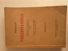 TRATAT DE PROCEDURA CIVILA- VICTOR G.CADERE, 1935 foto