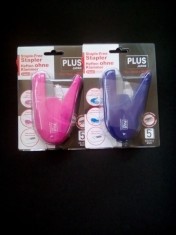 Capsator fara capse, Staple free stapler, capacitate 5 coli. foto