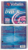 Doua DVD-R Verbatim 16X 4.7 GB 120 min sigilate