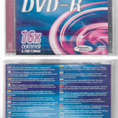 Doua DVD-R Verbatim 16X 4.7 GB 120 min sigilate