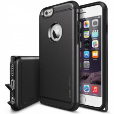 Husa Protectie Spate Ringke Armor Max Black plus folie protectie pentru Apple iPhone 6 foto