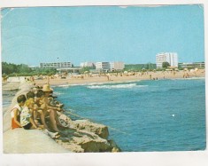bnk cp Eforie Nord - Vedere de pe lac - circulata - marca fixa